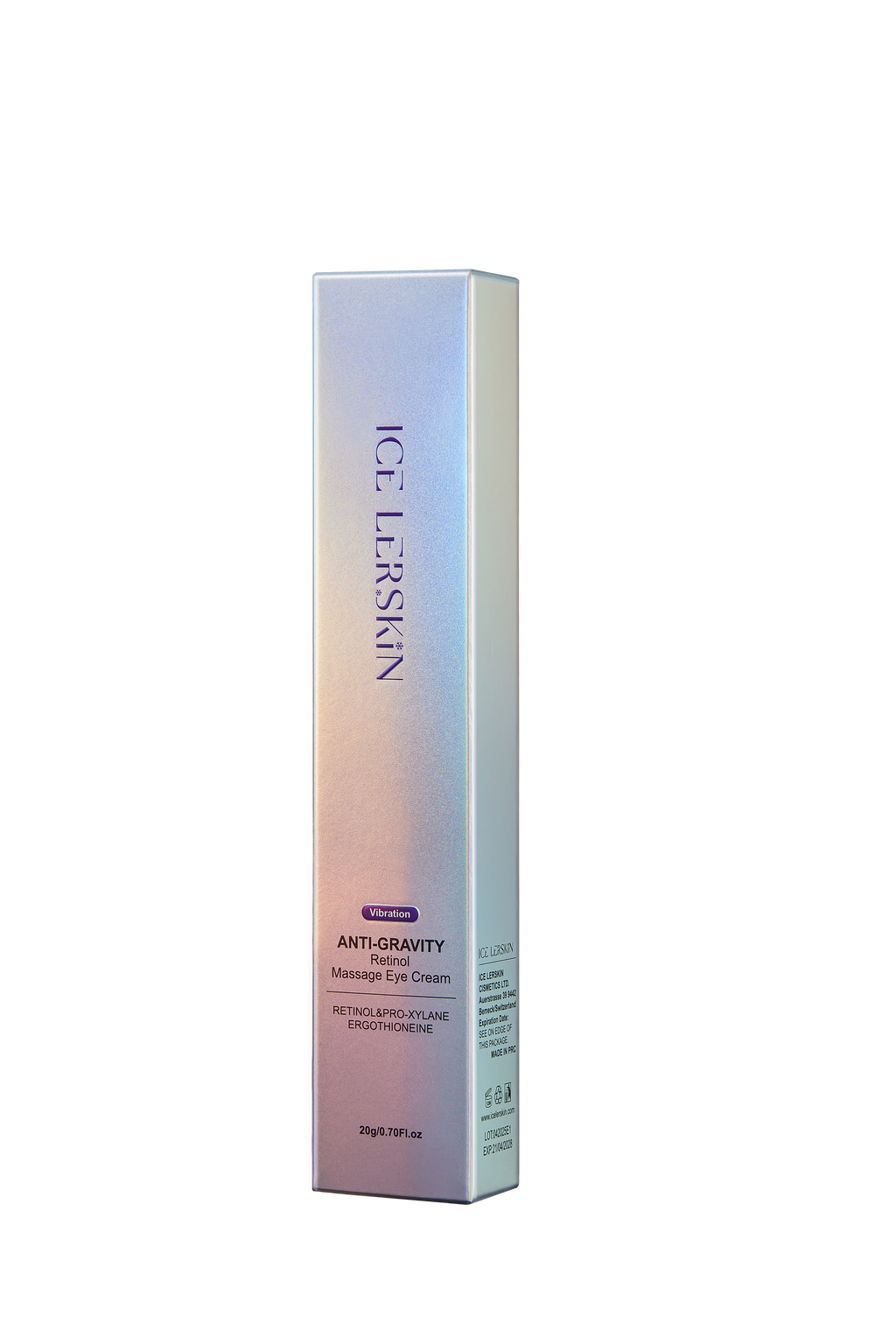 ICE LERSKIN Anti-Gravity Retinol Massage Eye Cream with Vibration Applicator – 20g