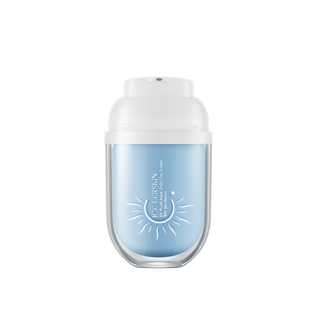 ICE LERSKIN UV PLUS Aqua Shake Day Screen SPF50+ PA+++ | Waterproof Non-Sticky Sunscreen 30ml